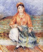 Pierre-Auguste Renoir Seated Algerian USA oil painting artist